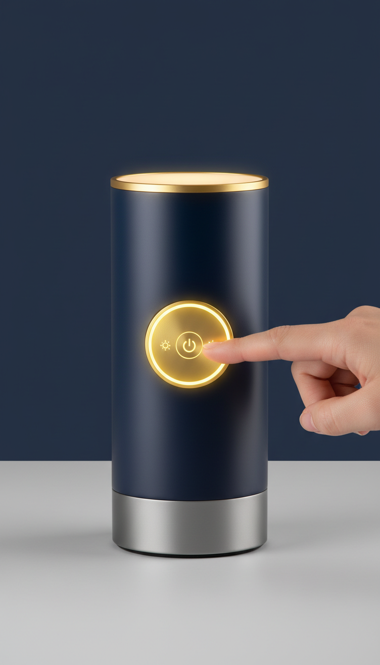 Golden Accent Touch Control Lamp