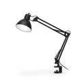 Architect Articulated Clamp Desk Lamp in matte black