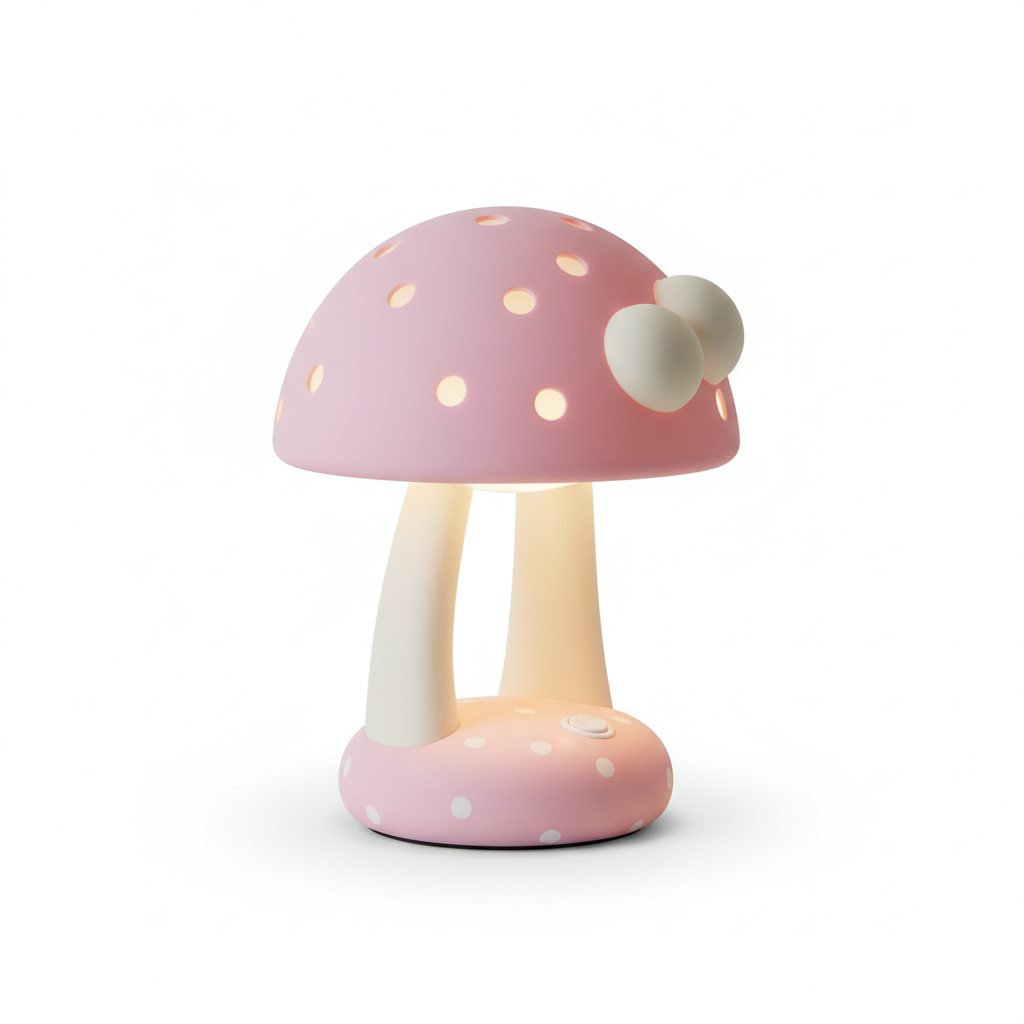 Kids Mushroom Night Light Desk Lamp